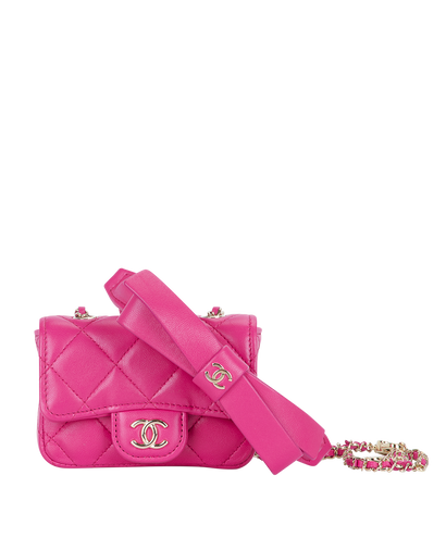 Chanel Card Holder, &pound;1,100, Handbags, Pink, Leather, Front view